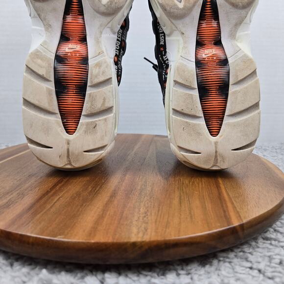 Nike Mens 10 Air Max 95 Just Do It 2018 Black Daily Casual Sneaker AV6246-001 - Picture 11 of 13